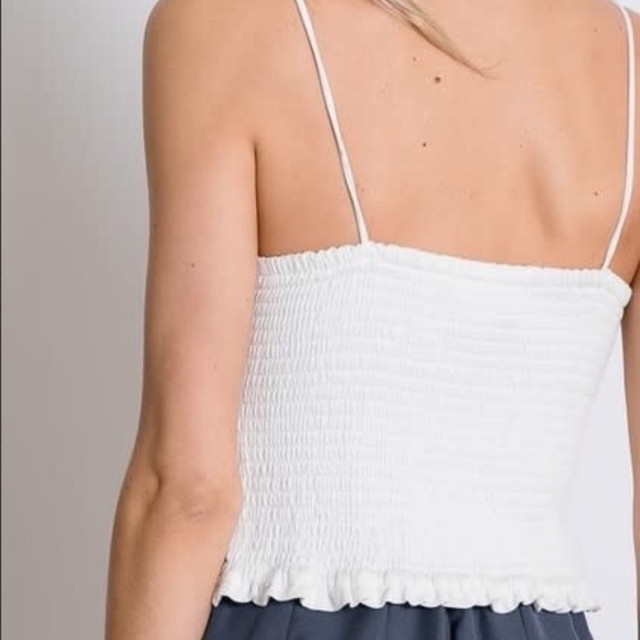 ⚡️White crochet jacquard crop top - Top - Picture 3 of 3